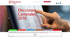 Desktop Screenshot of camara-ovi.es